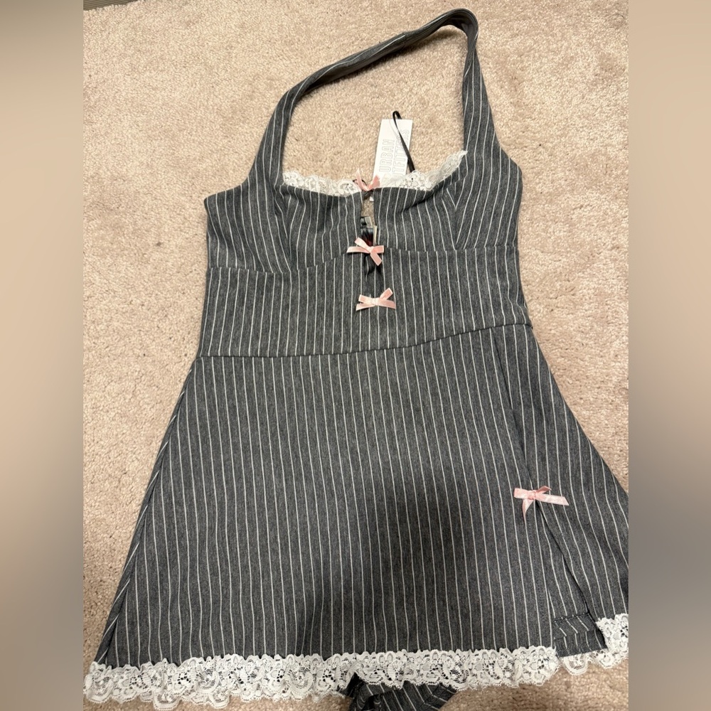 Urban outfitters kimchi blue halter romper